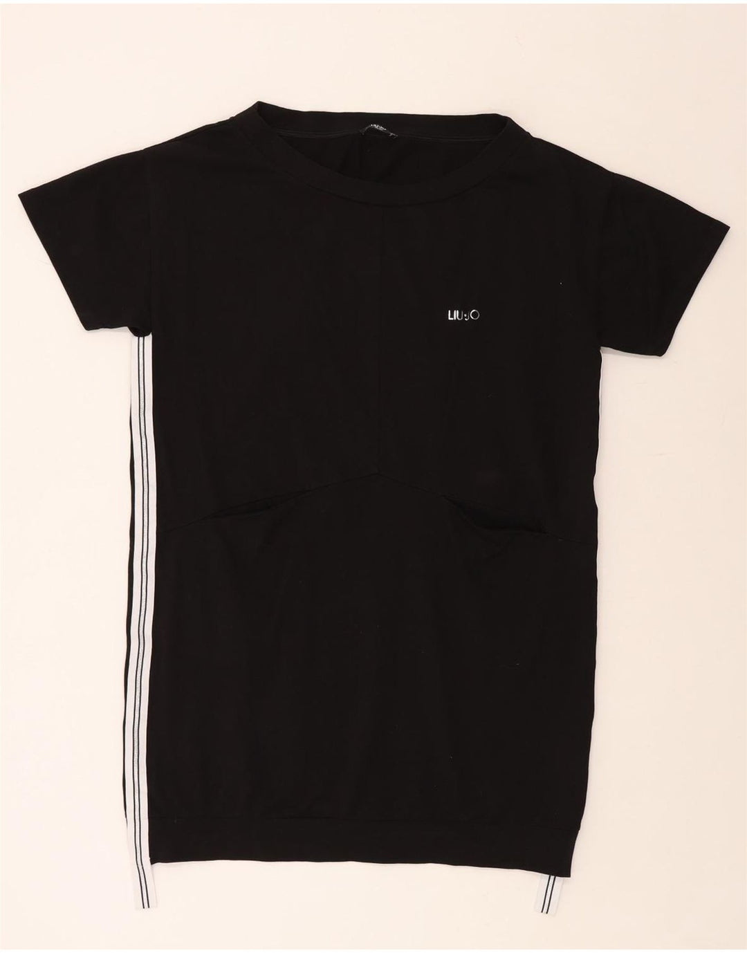 LIU JO Womens Milano T-Shirt Dress UK 18 XL Black Cotton