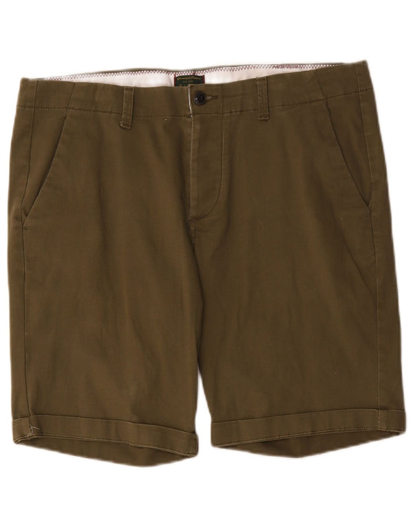 Jack & Jones Mens Chino Shorts Large W36 Khaki Cotton