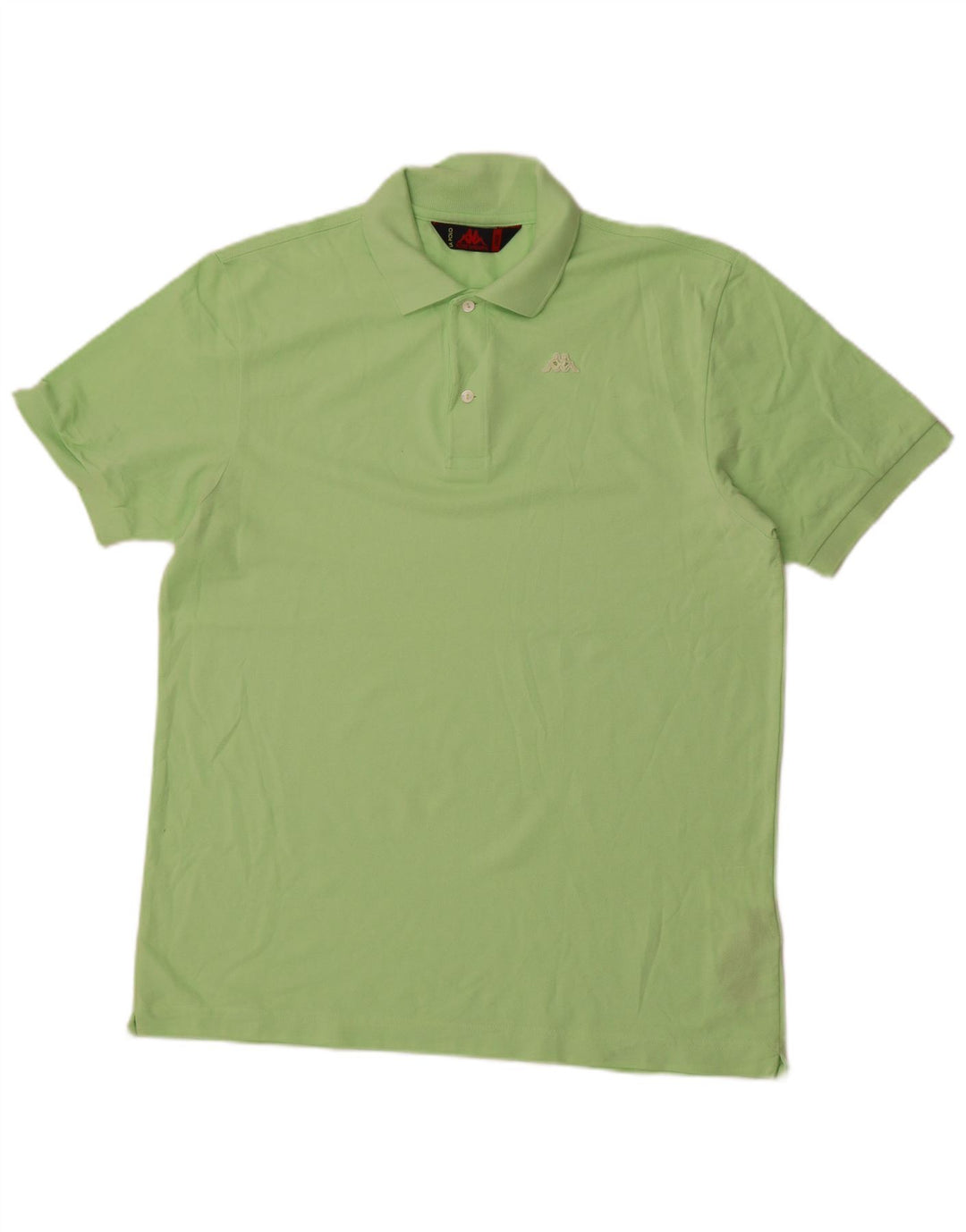 Kappa Mens Polo Shirt Large Green Cotton