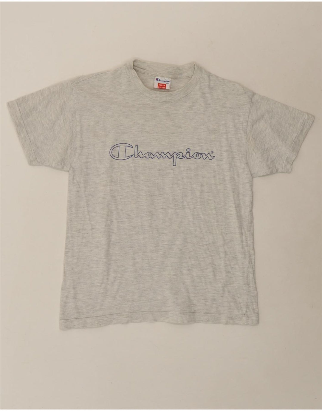 CHAMPION Girls Graphic T-Shirt Top 9-10 Years Medium Grey Vintage Champion and Second-Hand Champion from Messina Hembry 