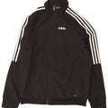 Adidas Mens Climalite Tracksuit Top Jacket Small Black Polyester