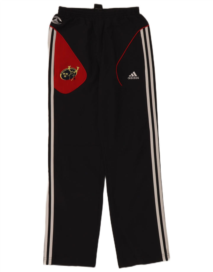 ADIDAS Boys Munster Rugby Tracksuit Trousers 11-12 Years  Black Polyester