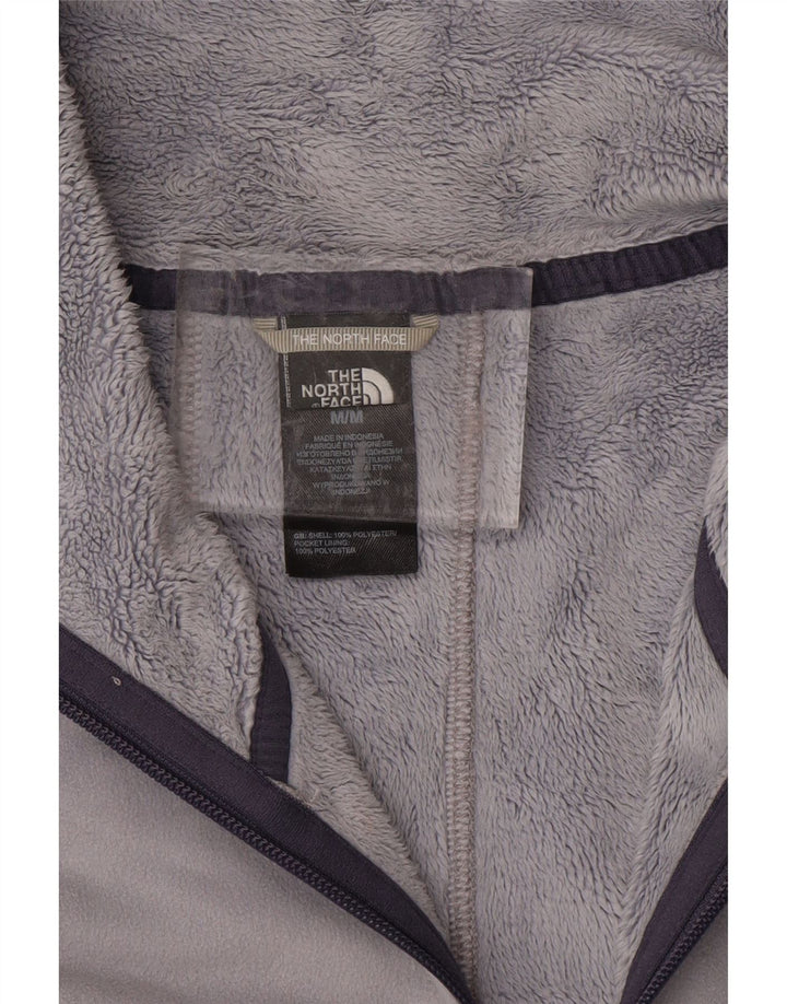 THE NORTH FACE Womens Fleece Jacket UK 14 Medium Grey Polyester