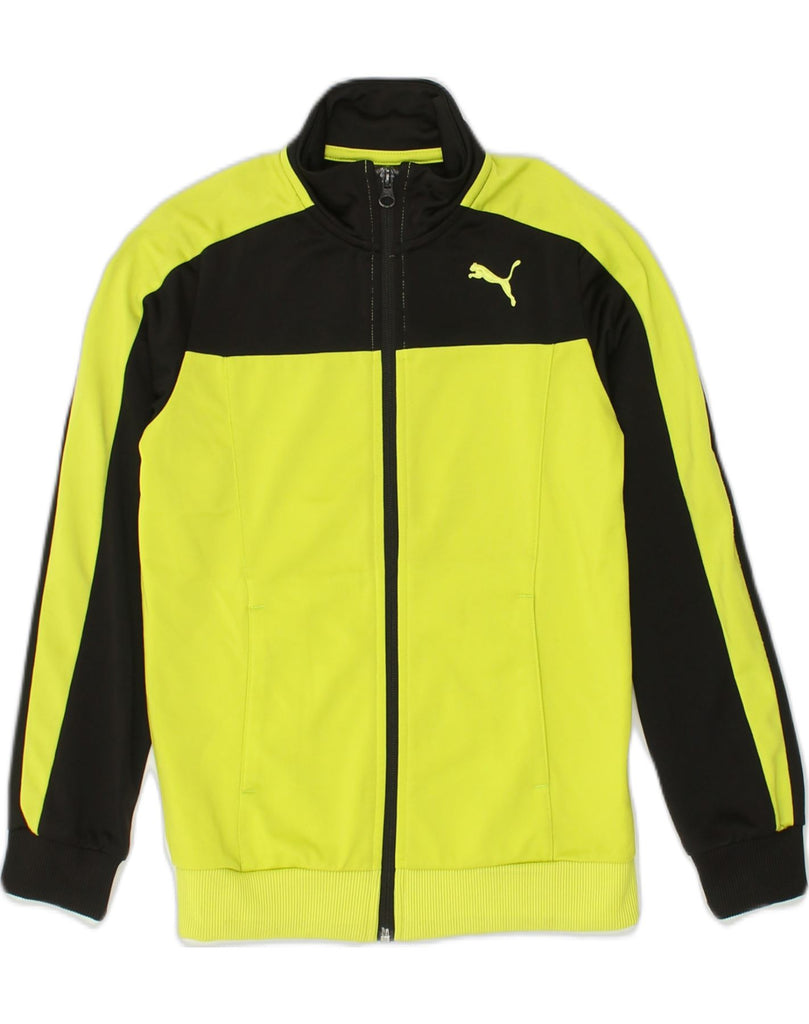 ADIDAS Boys Tracksuit Top Jacket 9-10 Years Medium Yellow Polyester | Vintage Adidas | Thrift | Second-Hand Adidas | Used Clothing | Messina Hembry 