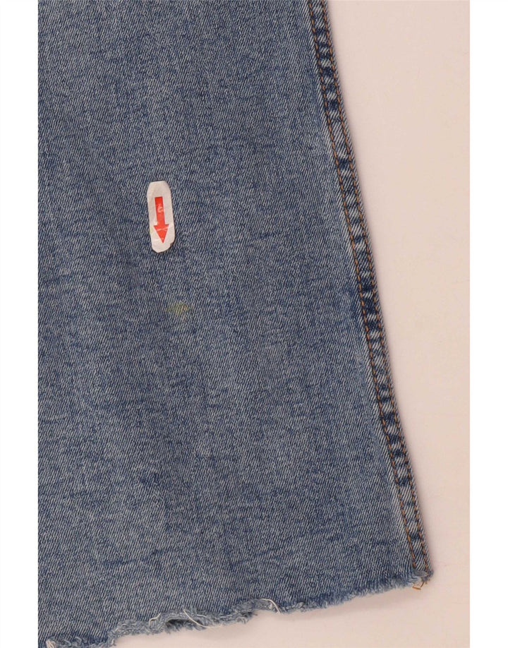 Zara Womens High Rise Flared Jeans EU 38 Small W28 L26 Blue