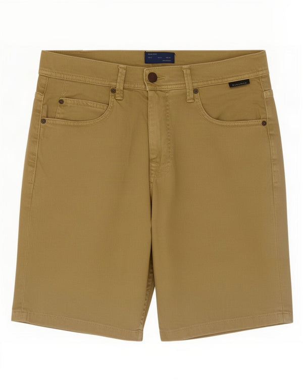 Zara Mens Casual Shorts EU 38 Small W30 Green Cotton