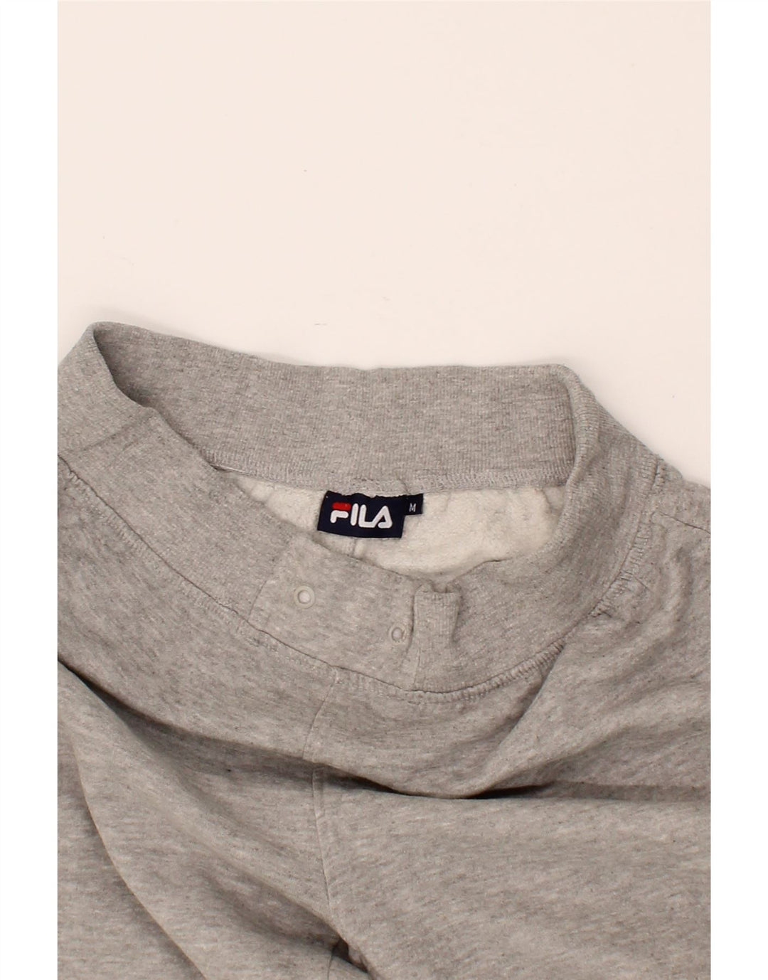 FILA Mens Graphic Tracksuit Trousers Joggers Medium Grey Cotton Vintage Fila and Second-Hand Fila from Messina Hembry 