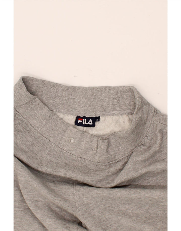 FILA Mens Graphic Tracksuit Trousers Joggers Medium Grey Cotton Vintage Fila and Second-Hand Fila from Messina Hembry 
