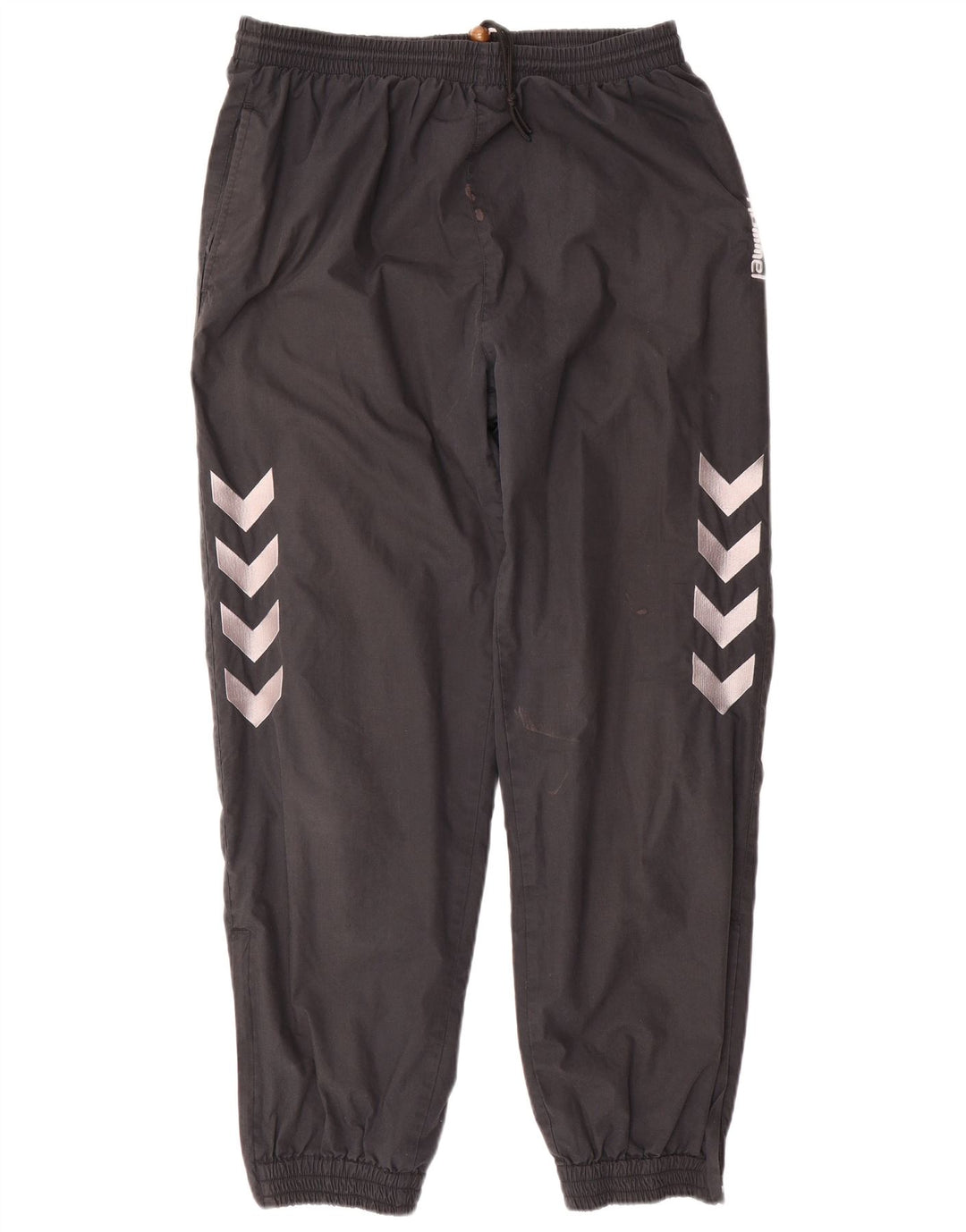 Hummel Mens Tracksuit Trousers Joggers Large Grey Polyester