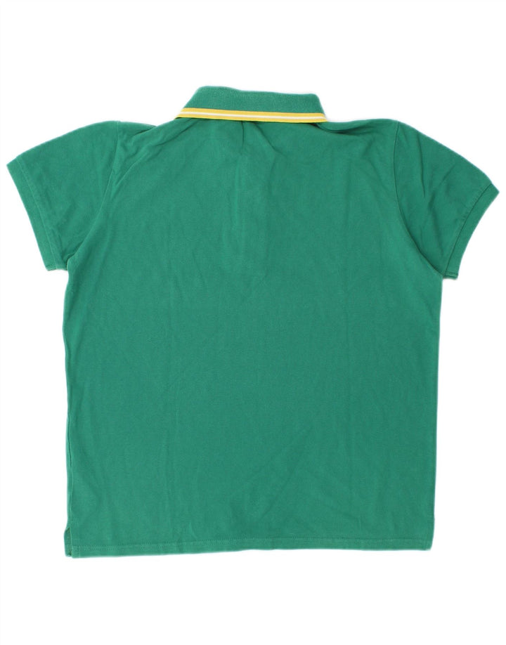 Kappa Mens Polo Shirt Medium Green Cotton