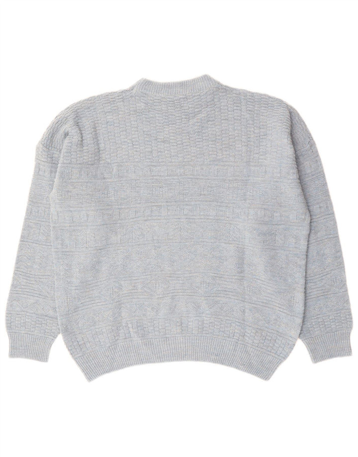 Vintage Mens Crew Neck Jumper Sweater XL Grey