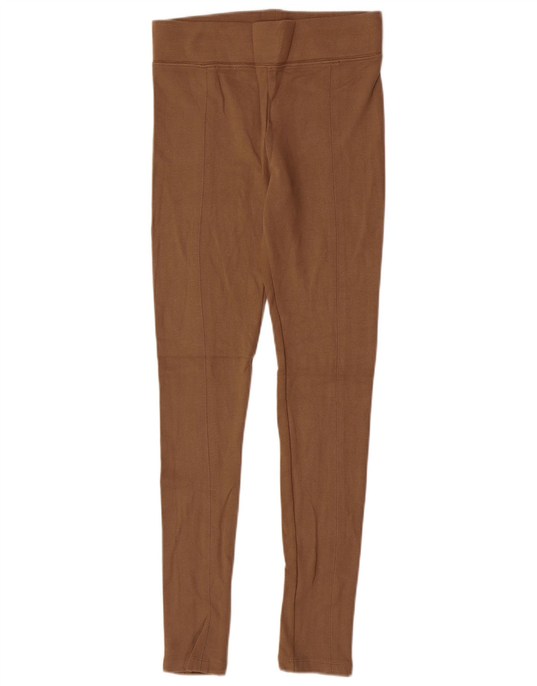Topshop Womens Leggings UK 12 Medium Brown Viscose