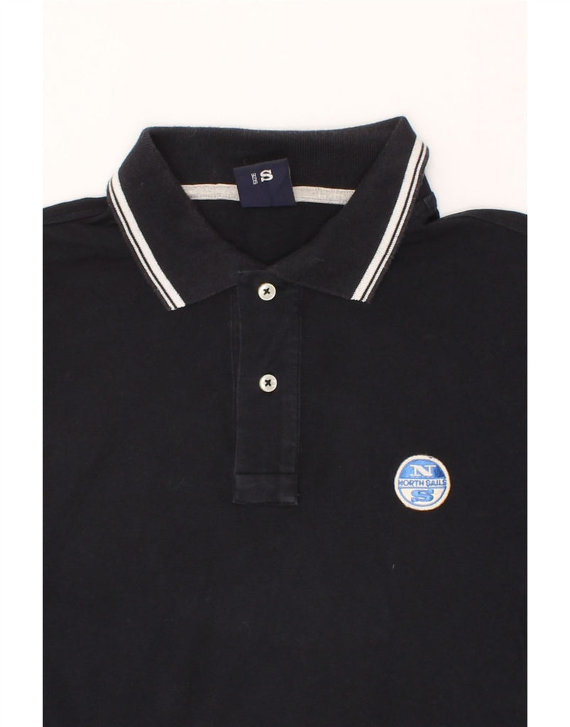 NORTH SAILS Mens Polo Shirt Small Navy Blue Cotton Vintage North Sails and Second-Hand North Sails from Messina Hembry 