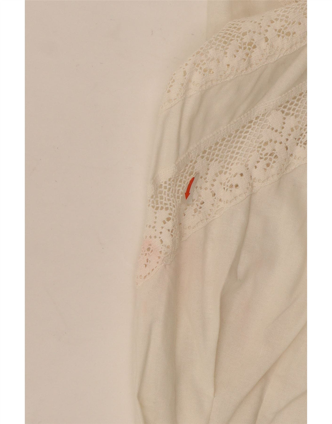 Perry Landhaus Womens Oversized Shirt Blouse EU 40 Medium White Cotton