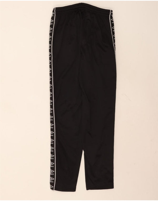 Umbro Mens Graphic Tracksuit Trousers Medium  Black Polyester