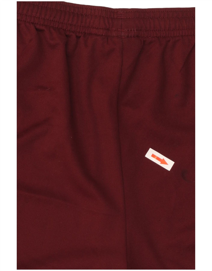 ADIDAS Womens Climalite Sport Shorts UK 14 Large  Burgundy Polyester