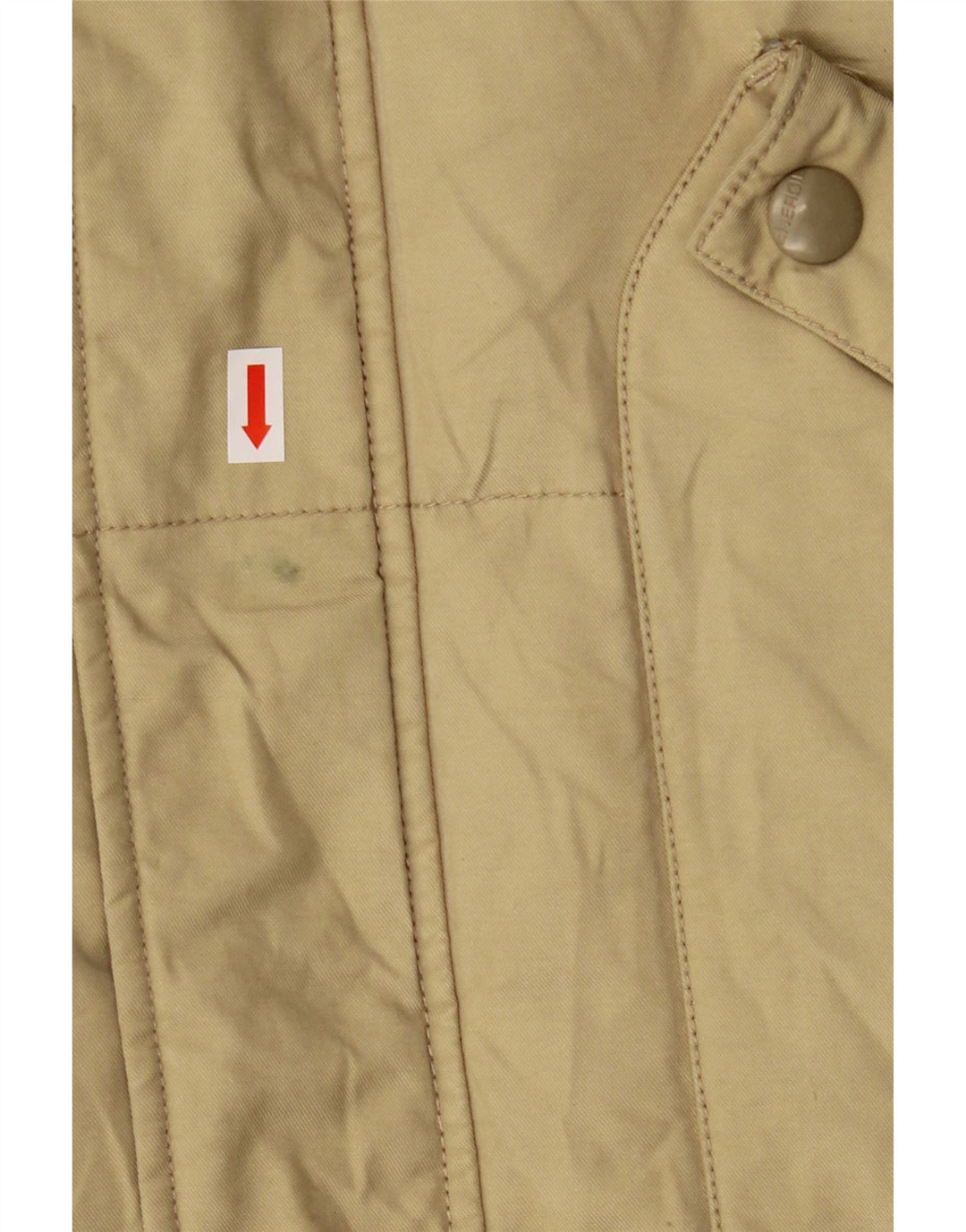 Energie Mens Hooded Padded Jacket UK 40 Large Beige Nylon