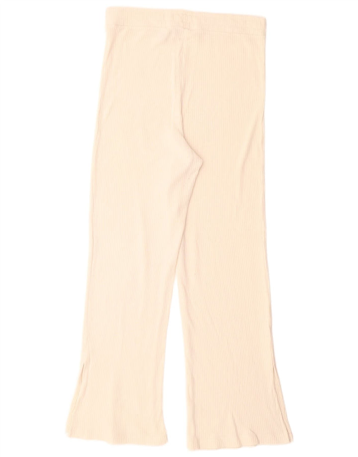 Zara Womens Tracksuit Trousers UK 18 XL Off White