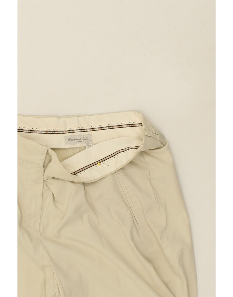 MASSIMO DUTTI Womens Chino Shorts EU 42 Large W32 Beige Cotton | Vintage Massimo Dutti | Thrift | Second-Hand Massimo Dutti | Used Clothing | Messina Hembry 