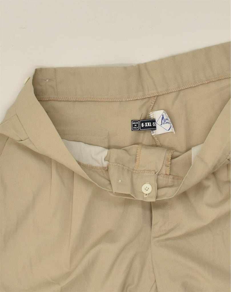 MARINA YACHTING Womens Chino Shorts IT 52 2XL W36 Beige Polyester | Vintage Marina Yachting | Thrift | Second-Hand Marina Yachting | Used Clothing | Messina Hembry 