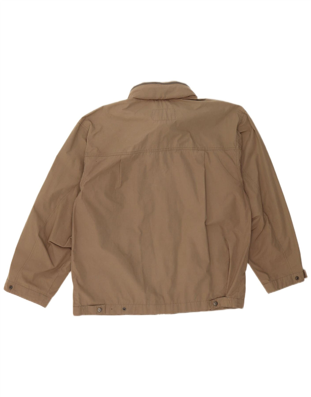 JACK WOLFSKIN Mens Hooded Utility Jacket UK 40/42 Large Brown Polyester