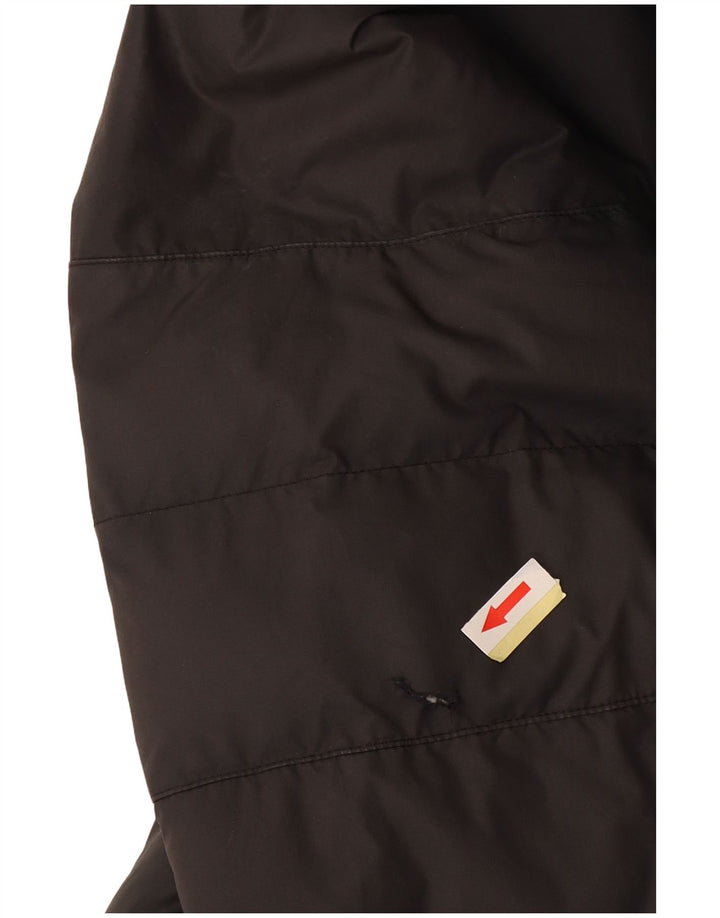 Nike Boys Hooded Padded Jacket 13-14 Years XL Black Polyester