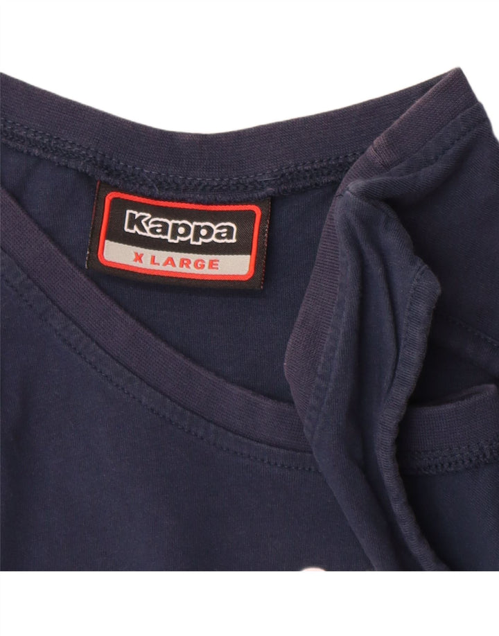 Kappa Mens Graphic Vest Top XL Navy Blue