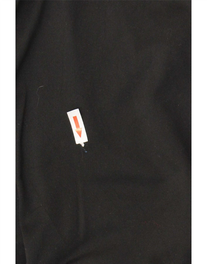 Nike Womens Dri Fit Tracksuit Trousers UK 14 Large Black Polyester