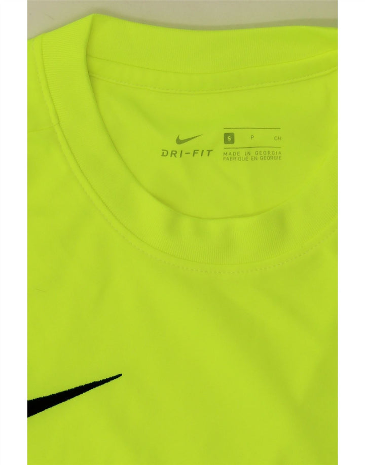 Nike Mens Dri Fit T-Shirt Top Small Green Polyester