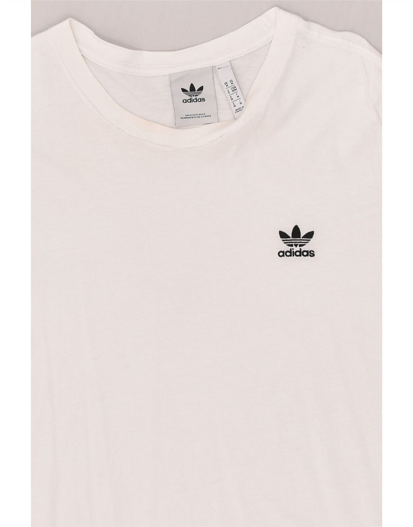 ADIDAS Mens T-Shirt Top Medium White | Vintage Adidas | Thrift | Second-Hand Adidas | Used Clothing | Messina Hembry 