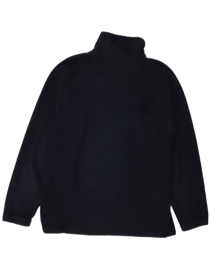 Kappa Mens Zip Neck Fleece Jumper Medium Navy Blue