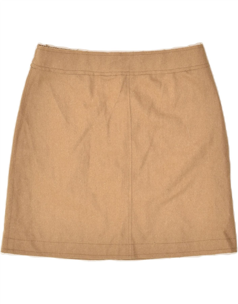 STEFANEL Womens Mini Skirt IT 40 Small W27 Brown | Vintage Stefanel | Thrift | Second-Hand Stefanel | Used Clothing | Messina Hembry 