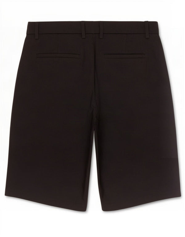 Zara Mens Chino Shorts EU 40 Medium W31 Black Cotton