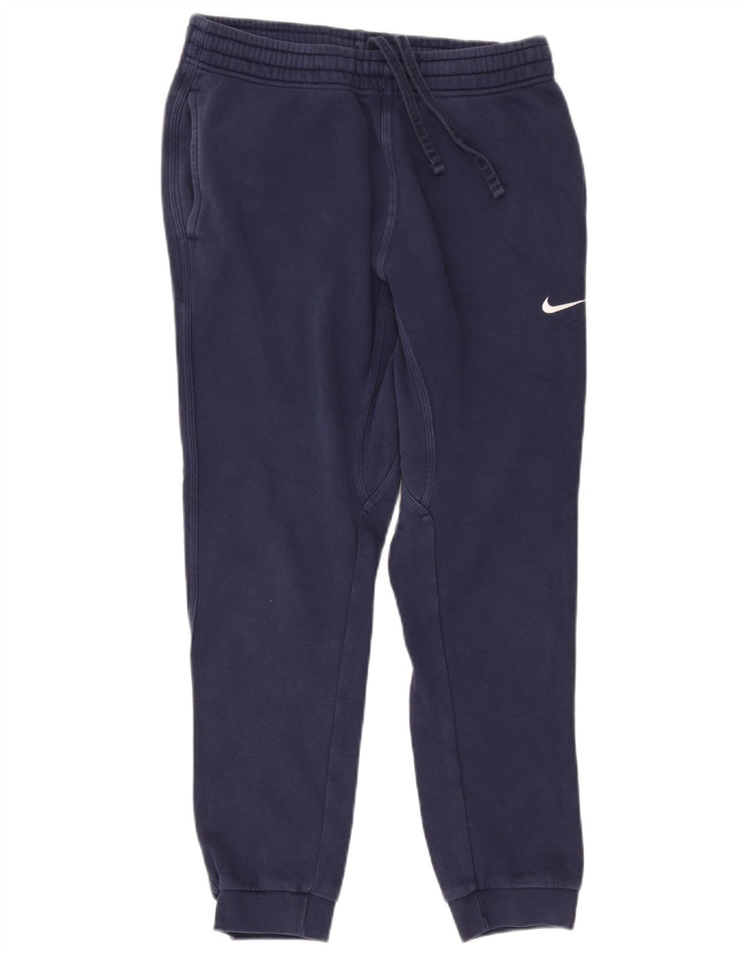 Nike Mens Tracksuit Trousers Joggers Medium Navy Blue Cotton