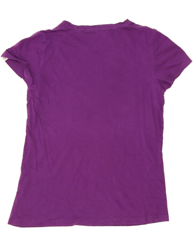 PUMA Womens Graphic T-Shirt Top UK 12 Medium Purple Vintage Puma and Second-Hand Puma from Messina Hembry 