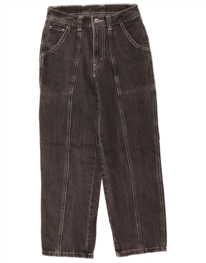 Levi's Womens Cargo Tapered Jeans W25 L26 Grey Cotton