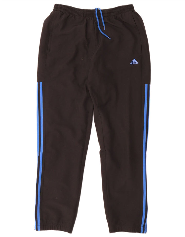 Adidas Mens Tracksuit Trousers Joggers Medium Black Polyester