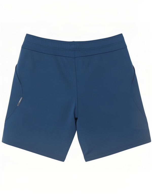 Reebok Mens Graphic Sport Shorts Small Navy Blue Polyester