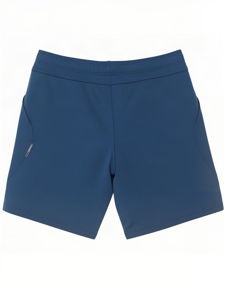 Reebok Mens Graphic Sport Shorts Small Navy Blue Polyester