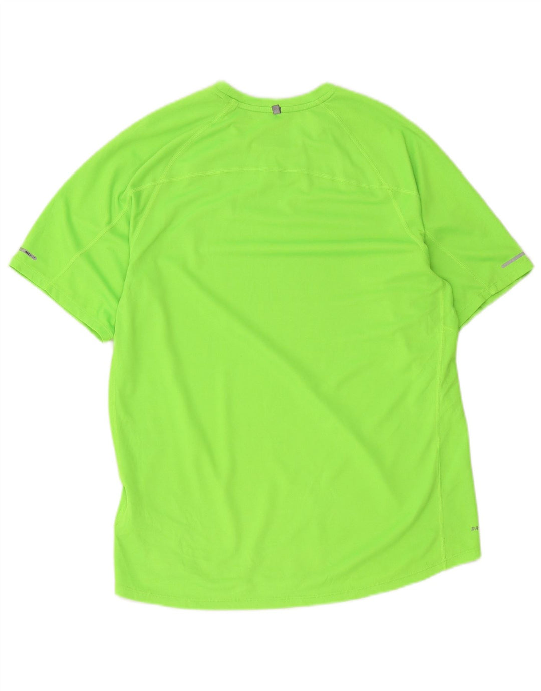 Nike Mens Dri Fit T-Shirt Top Large Green Polyester