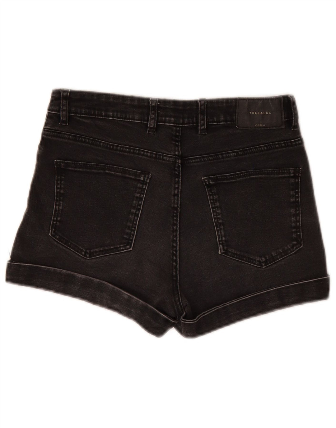 Zara Womens Denim Shorts EU 36 XS W26 Black