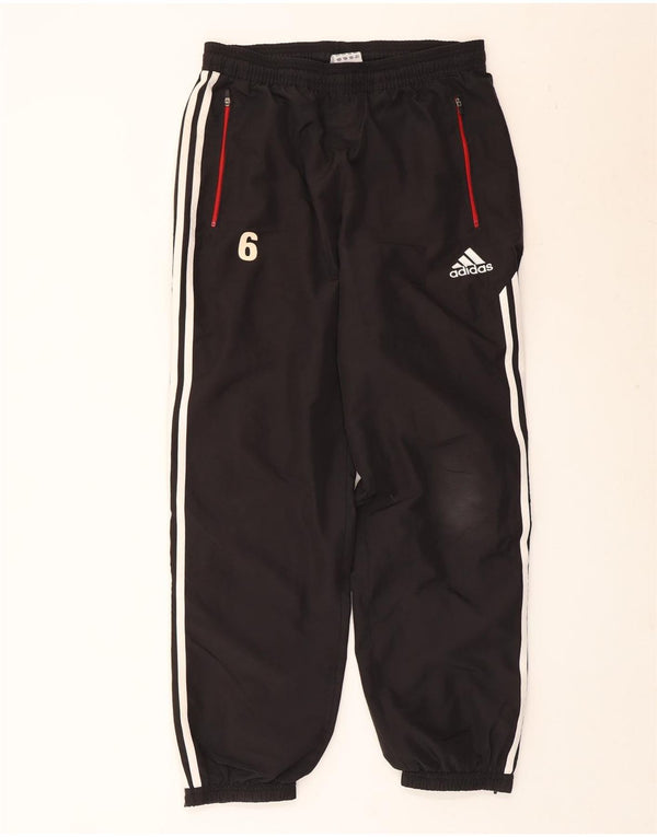 Adidas Mens Tracksuit Trousers Joggers UK 38/40 Medium  Black Polyester