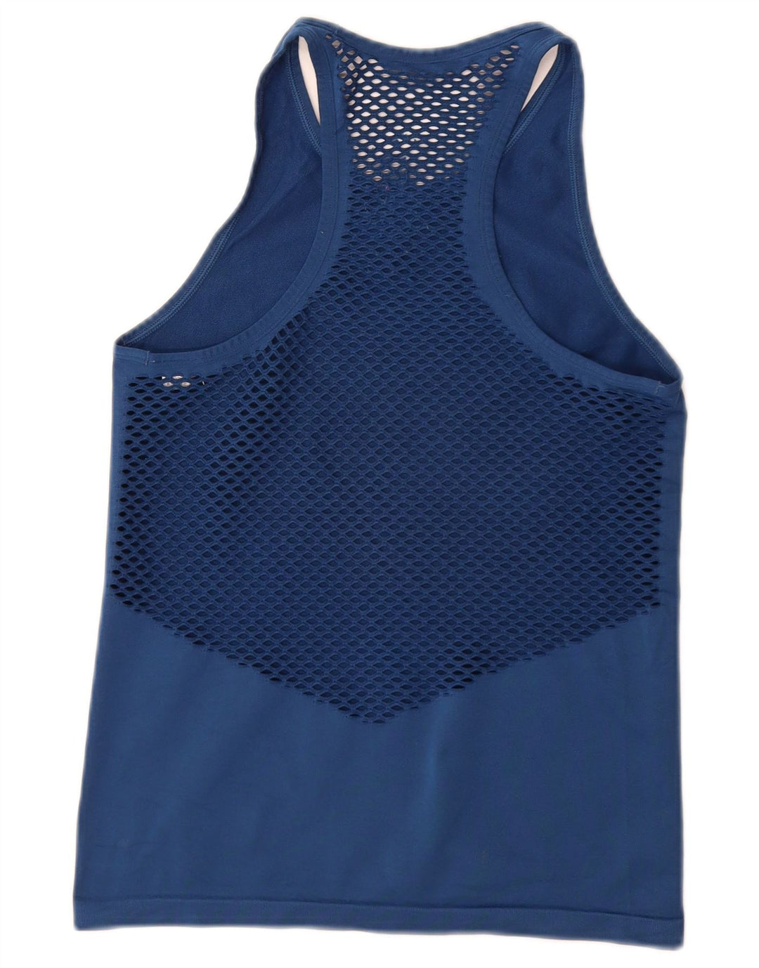 REEBOK Womens Les Mills Graphic Vest Top UK 8 Small Navy Blue