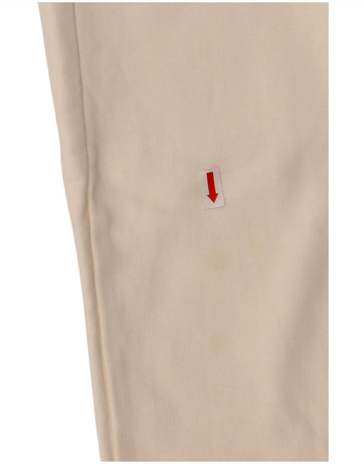 TOMMY HILFIGER Girls Tracksuit Trousers Joggers 9-10 Years Off White