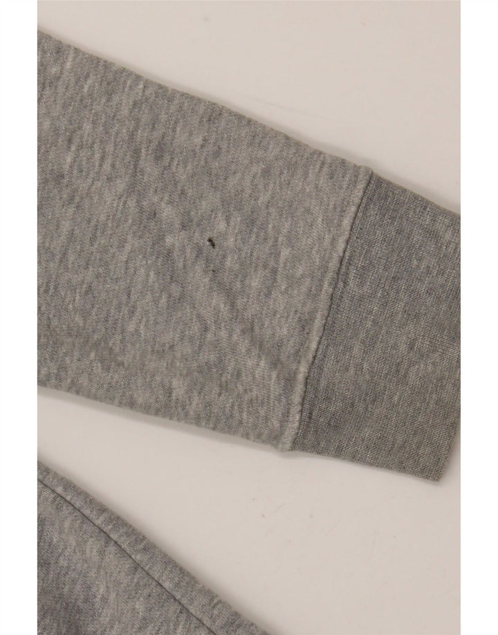 Nike Womens Graphic Sweatshirt Jumper UK 14 Medium Grey Cotton