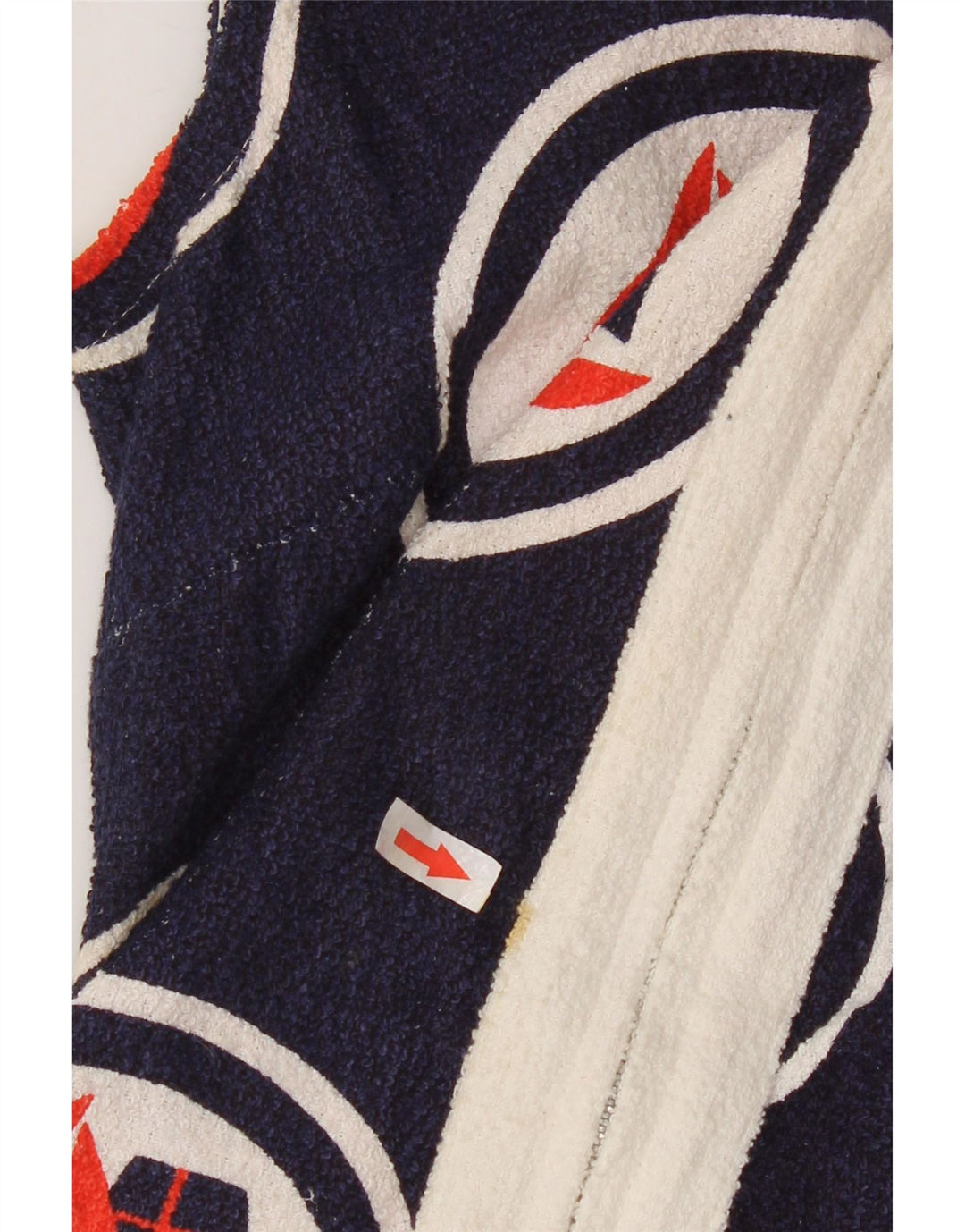 Luna Womens Sleeveless A-Line Dress IT 44 Medium Navy Blue Geometric