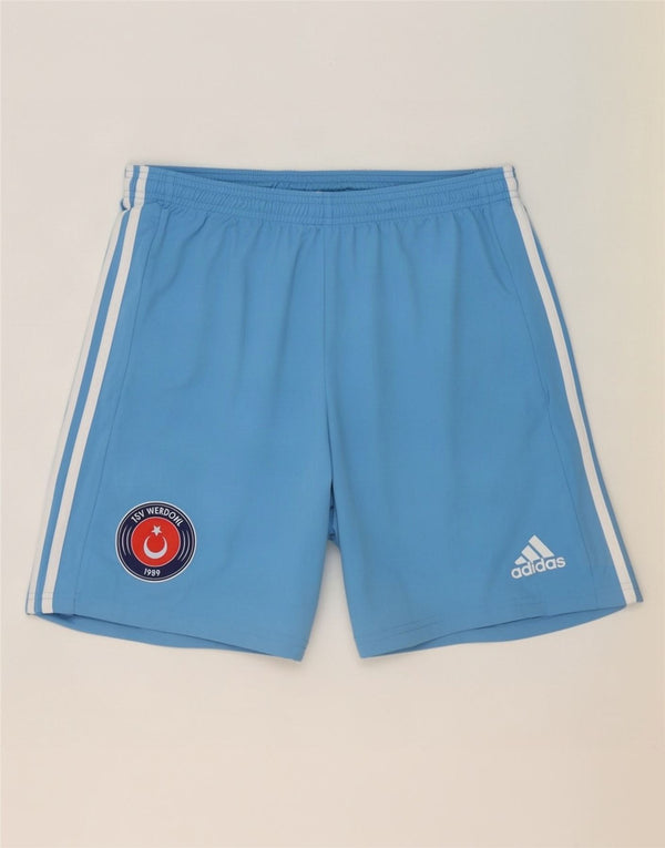 Adidas Mens Tsv Werdohl 1989 Graphic Sport Shorts Large Blue Polyester