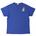 NIKE Mens Graphic T-Shirt Top Large Blue Cotton