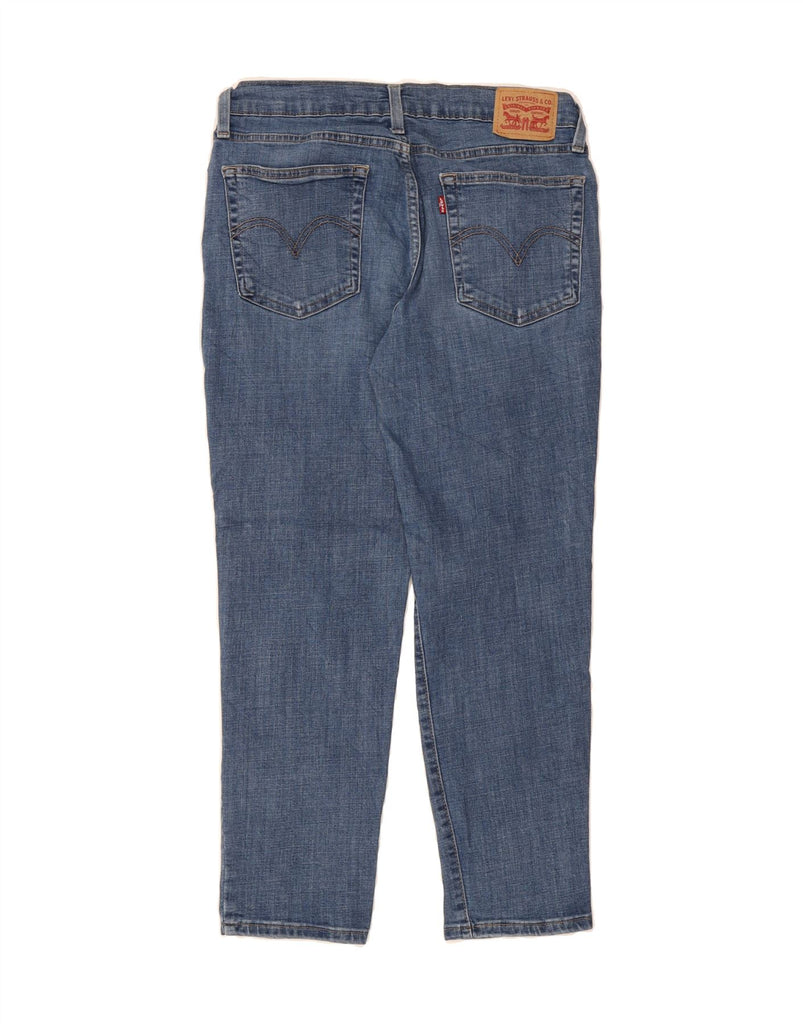 LEVI'S Womens Boyfriend Distressed Cropped Jeans W29 L26 Blue Vintage Levi's and Second-Hand Levi's from Messina Hembry 