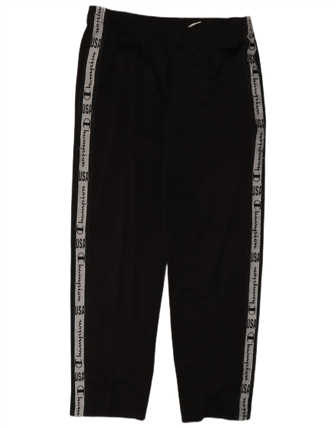 Champion Mens Graphic Tracksuit Trousers Large Black Colourblock Polyester